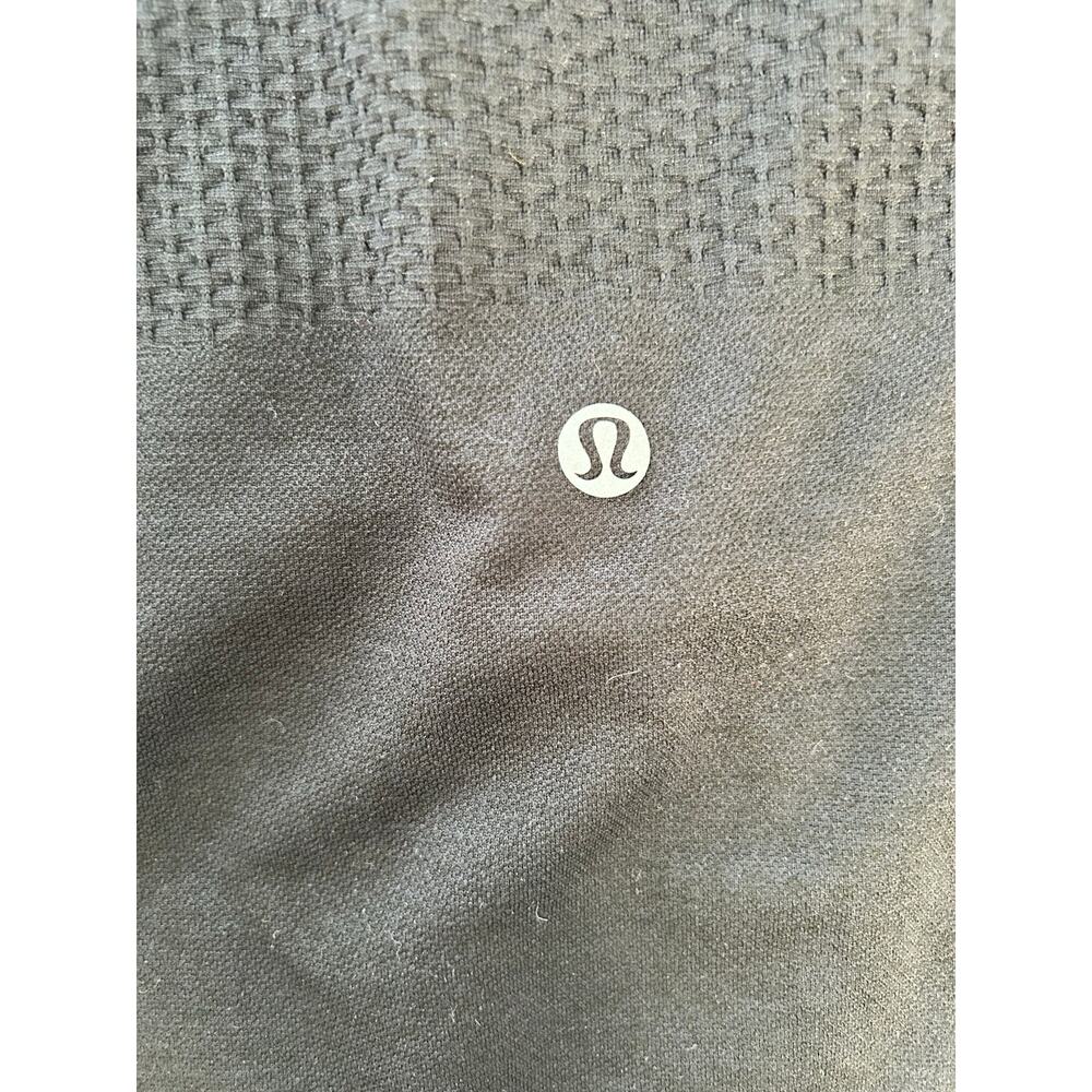 Lululemon Women's Black Wool Blend Quarter Zip Size 4 - Picture 4 of 7